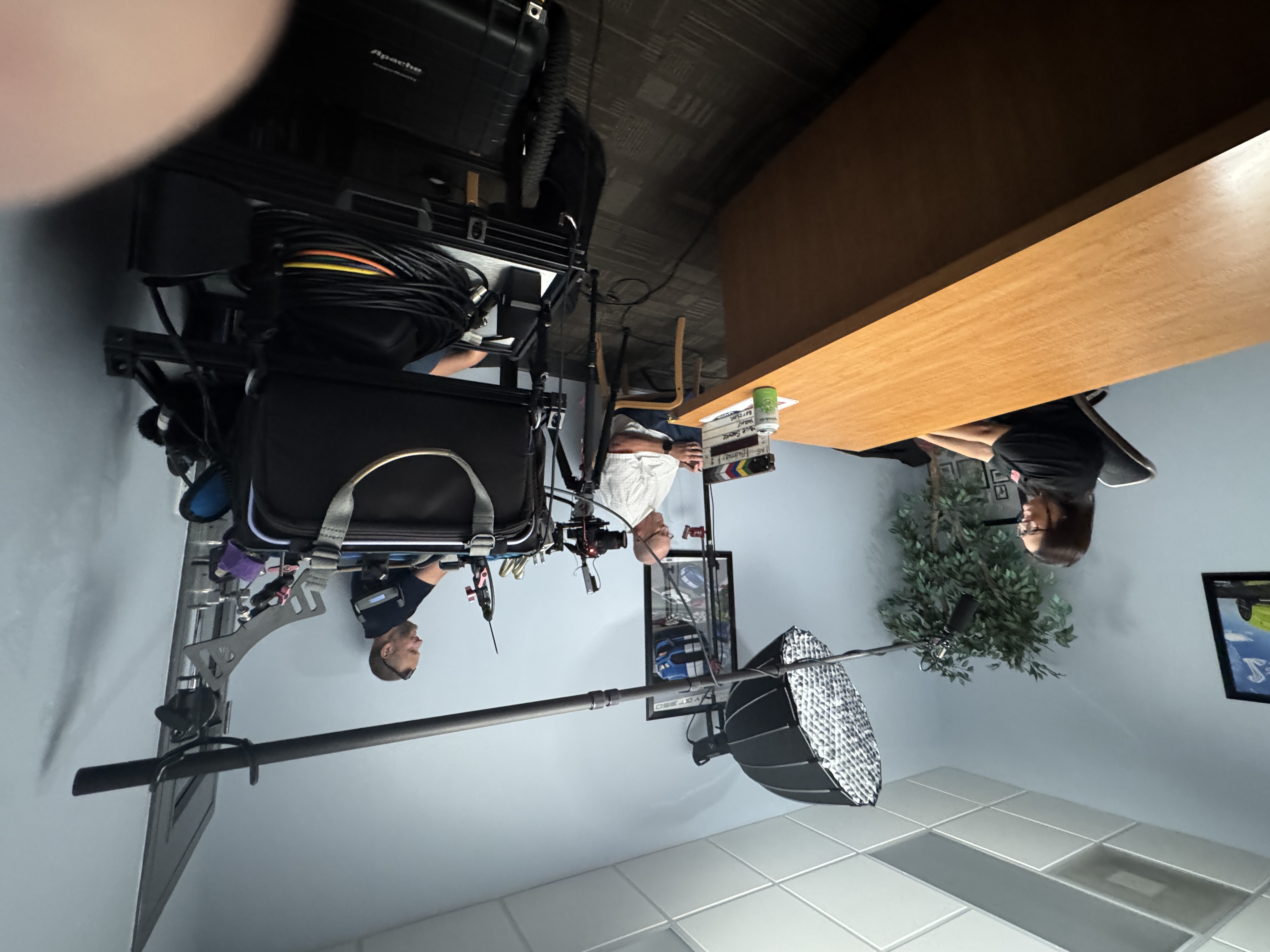 On set