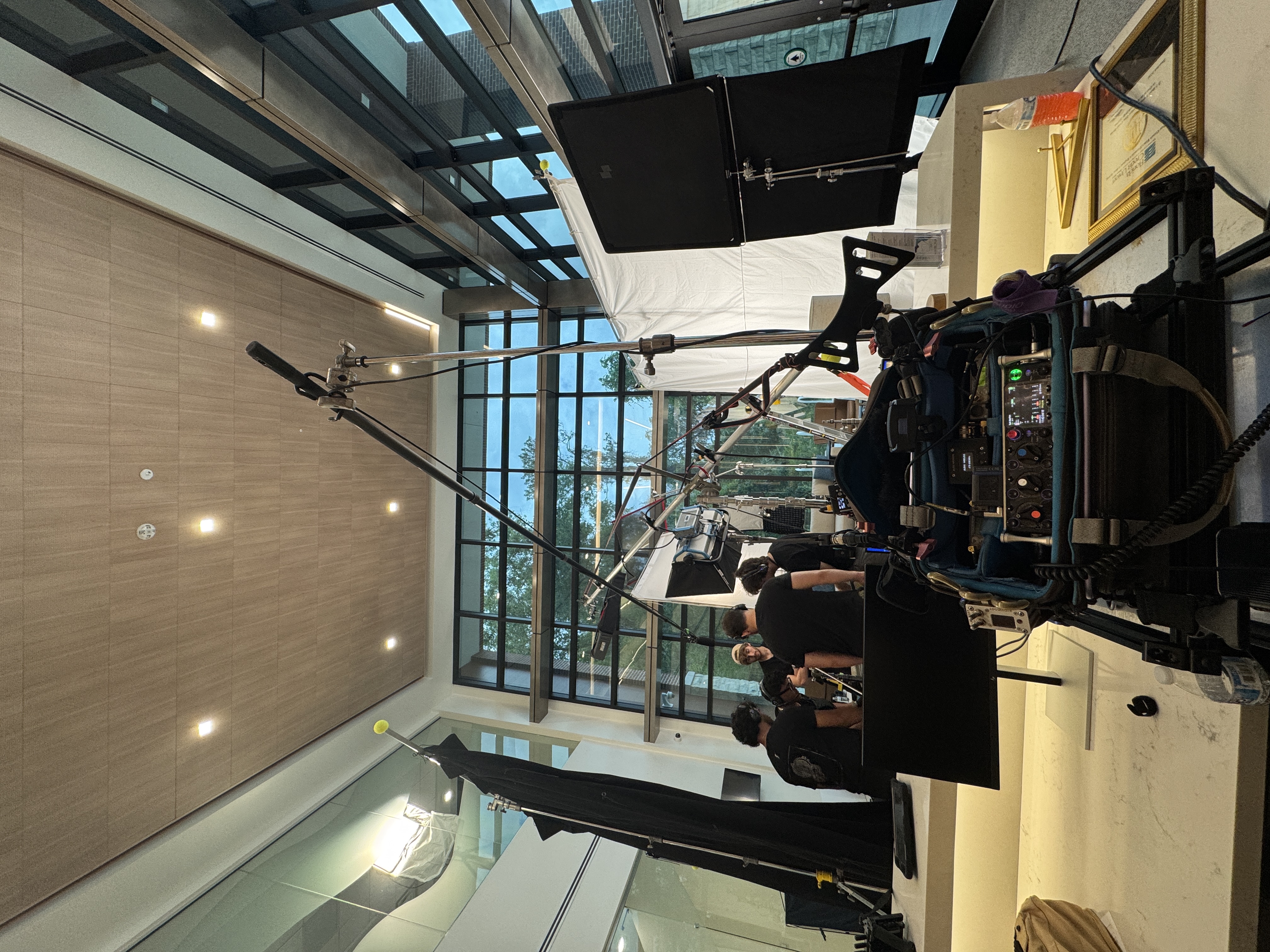 On set